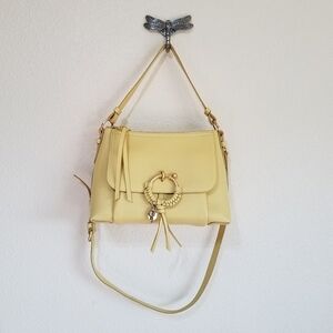 See by Chloé Yellow Joan Crossbody Shoulder Bag